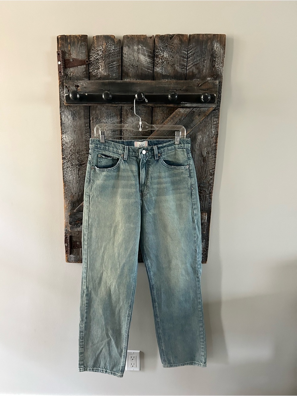 Women's BDG Light Wash Straight-Leg Jeans - Blue